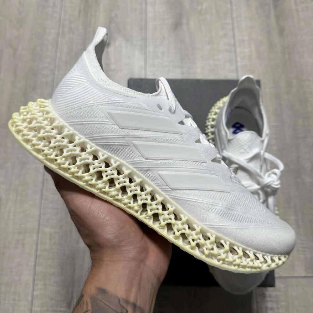 Adidas 4DFWD 4 Cloud White Core White Womens Running Shoes ID8884 NEW Sz 6.5